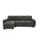 MORE4HOMES (Grey) VIENNA FABRIC PULL OUT FOLDING 3 SEATER CORNER SOFA BED 3