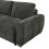 MORE4HOMES (Grey) VIENNA FABRIC PULL OUT FOLDING 3 SEATER CORNER SOFA BED 7