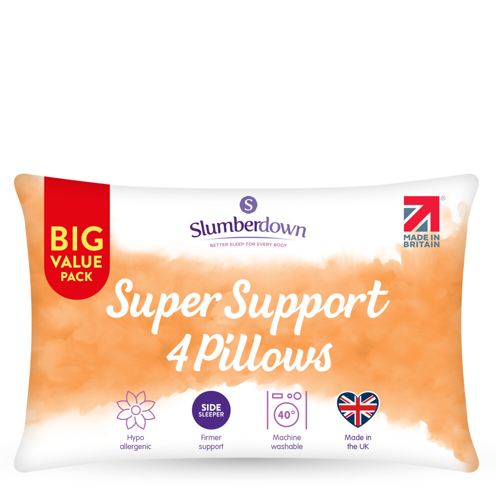 Rackhams Super Support Firm Support Pillow - 4 - Image 3