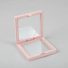 3D Floating Frame Displays Large 11x11cm Pink 3D Floating Frame Display