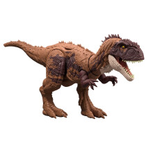 Mattel Jurassic World Dinosaurier-Spielzeug mit Br llger usch und Angriffs-Action, wildes Br llen, bewegliche Figuren, physisches und vernetztes