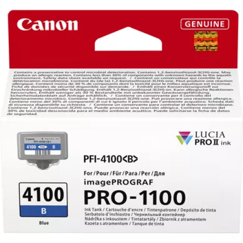 Canon CANON 6786C001 - ENCRE PFI-4100 BLEU 1