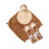 Angel Dear - Brown Monkey, Pair and A Spare Blankie Set 2