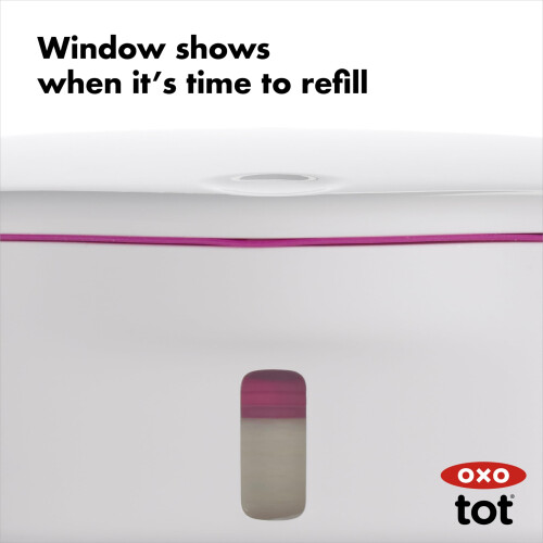 OXO OXO Tot Perfect Pull Wipes Dispenser  Pink 1