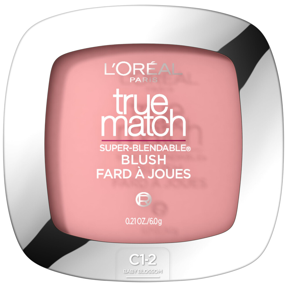 LOreal Paris True Match SuperBlendable Powder Blush  Baby Blossom C12  021 Oz Packaging May Vary