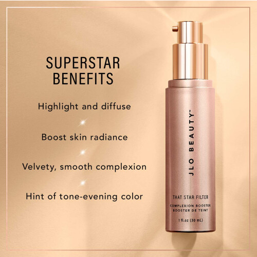 JLO BEAUTY That Star Filter Complexion Booster, Roze Champagne 1 fl.oz 1