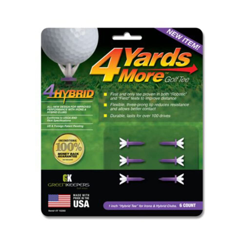 Greenkeepers 4 Hybrid Golf Tee Lilla 1""""