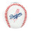 Rawlings MLB Los Angeles Dodgers Teamlogo Honkbal, Wit, 1 2