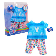 Baby Alive Single Outfit Set and Accessories Tie Dye Tee Fits Most 12"" - 14"" Dolls Kids Toys for Ages 3 Up by Just Play