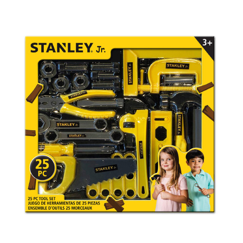 Rode Set di Attrezzi da Gioco STANLEY Jr. da 25 Pezzi