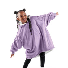 Tragbare Decke aus Sherpa-Fleece von Bare Home ? ?bergro?er tragbarer Kapuzenpullover ? Kindergr??e ? Warm und gem?tlich ? Weiche Decke ? Bequemes Dec
