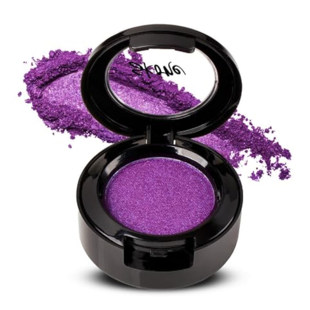Skone Cosmetics Gems Eye Shadow, Highly Pigmented, Longwear Eye Makeup, Single Eyeshadow With Pro Shimmery Finish - Ultra-Blendable, Slightly Shimmer