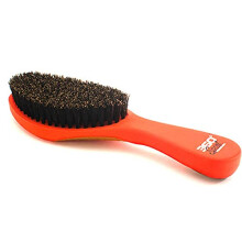 Crown Quality Products MEDIUM gemengd varkenshaar 360 Sport Wave Brush (zwart) Crown 2.0 haarborstel - De ultieme 360 ??Wave Brush