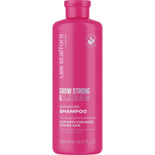 Lee Stafford, Grow Strong & Long, Aktivierendes Shampoo, Für Bruchanfälliges & Geschädigtes Haar, 16,9 fl oz (500 ml)