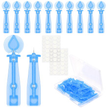 50 STK engangs acne-n?l og 72 prikker bums-klisterm?rker - Ultrafin bums-n?l Pick Acne Tool nemt bums-popper acne-n?l