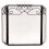 Chrome Topped Three Fold Fire Screen Silver Metal Fireside Accessories 1
