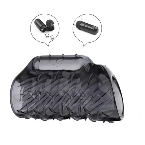Powerful Vibrating Penis Sleeve & Cock Ring - G-Spot Stimulation 1