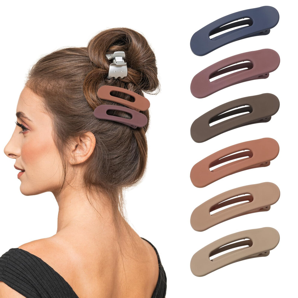 Piccole Clip Per Capelli Piatti Per Le Donne Sdraiate Clip Per Capelli Sottili Per Capelli Da 6 Pacchi Accessori