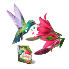 Madd Capp I Am Hummingbird 300-Piece Bird-Shaped Jigsaw Puzzle