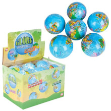World Globe Squeeze Ball Bunch Stress Ball Stress & Angst Relay Legetøj planet Jorden 3 """" (12-Pack)