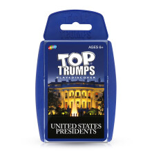 Top Trumps Card Game SUA Pre?edin?i - jocuri de familie pentru copii ?i adul?i - jocuri de nva?are - jocuri de car?i pentru copii pentru 2 jucat
