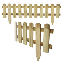 Wooden Picket Fence Garden Edging Border, Freestanding Fence Panel