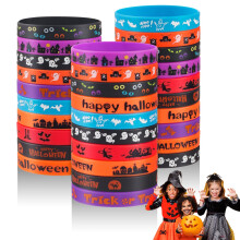 30 kpl Halloween-kumirannekoruja lapsille Silikonirannekkeet Halloween-juhliin suosikit Tarvikkeet Kumirannekkeet Bulkki lapsille ja teini-ikäisille