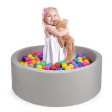 Foam Ball Pit 35 """" x 12 """" Pits de pelota para nios pequeos Piscina de bola de beb para nios suaves para nios Regalo ideal para bebs bolas