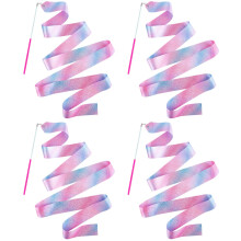 HiUnicorn 4PCS Kimaltava tanssinauha lapsille tyt ille prinsessa merenneito baletti ballerina voimistelu syntym p iv juhlat lahjoja koristeet py