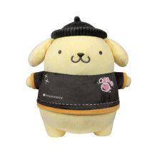 Hello Kitty and Friends Series 2, Pompompurin 8-inch Punks Plush - Amazon Exclusive - Officially Licensed Sanrio Product from Jazwares - Ages 6+
