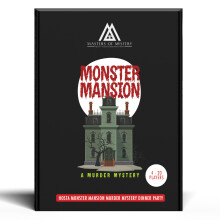 Replay-able Haunted House Murder Mystery Dinner Party Game for Up to 20 Adults - Host A Halloween Dinner Party Game Night - Classic Monsters Fancy Dre