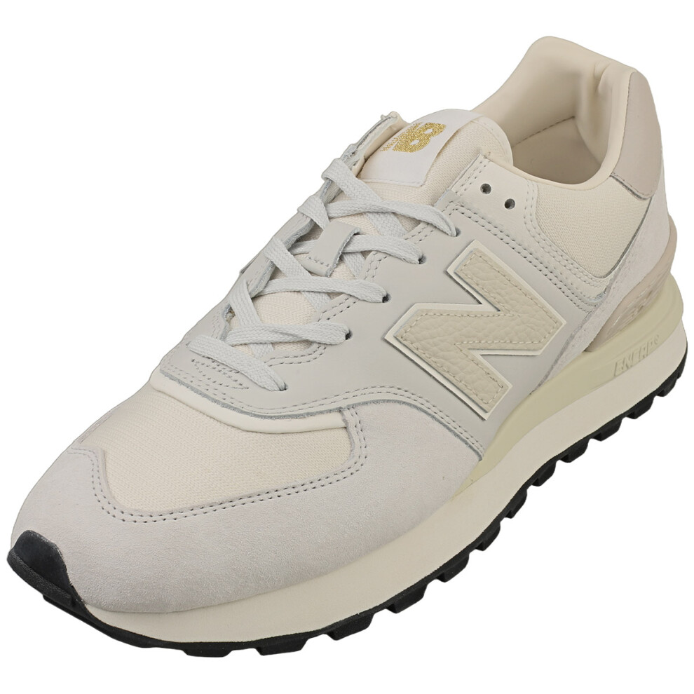 (10.5) New Balance 574 Unisex Fashion Trainers in Light Grey