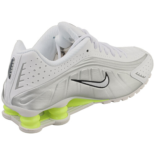 Nike (38) Nike Shox R4 Damen Turnschuhe Wei? Silber 1