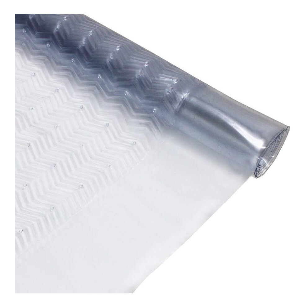 Vinyl Carpet Protector 150x68cm Clear Durable Indoor Use Easy Clean Hallway Rug