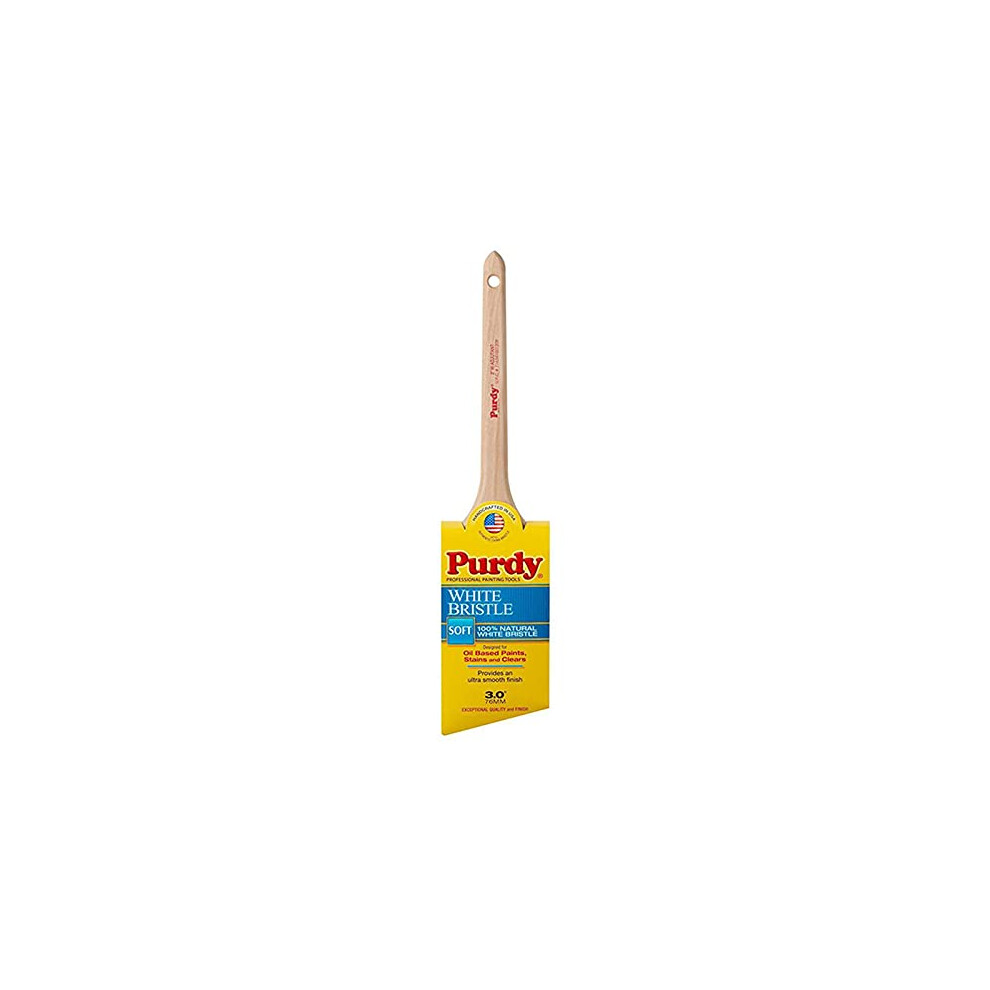 3 Purdy 144024430 Adjutant Angled Sash Paint Brush  White china Bristle