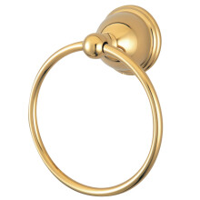 Kingston Brass BA3964PB Restoration 6"""" Towel Ring Polished Brass