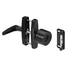 National Hardware N178-798 V1307 Knob Latch in Black  1-1/2 1-3/4 3""""