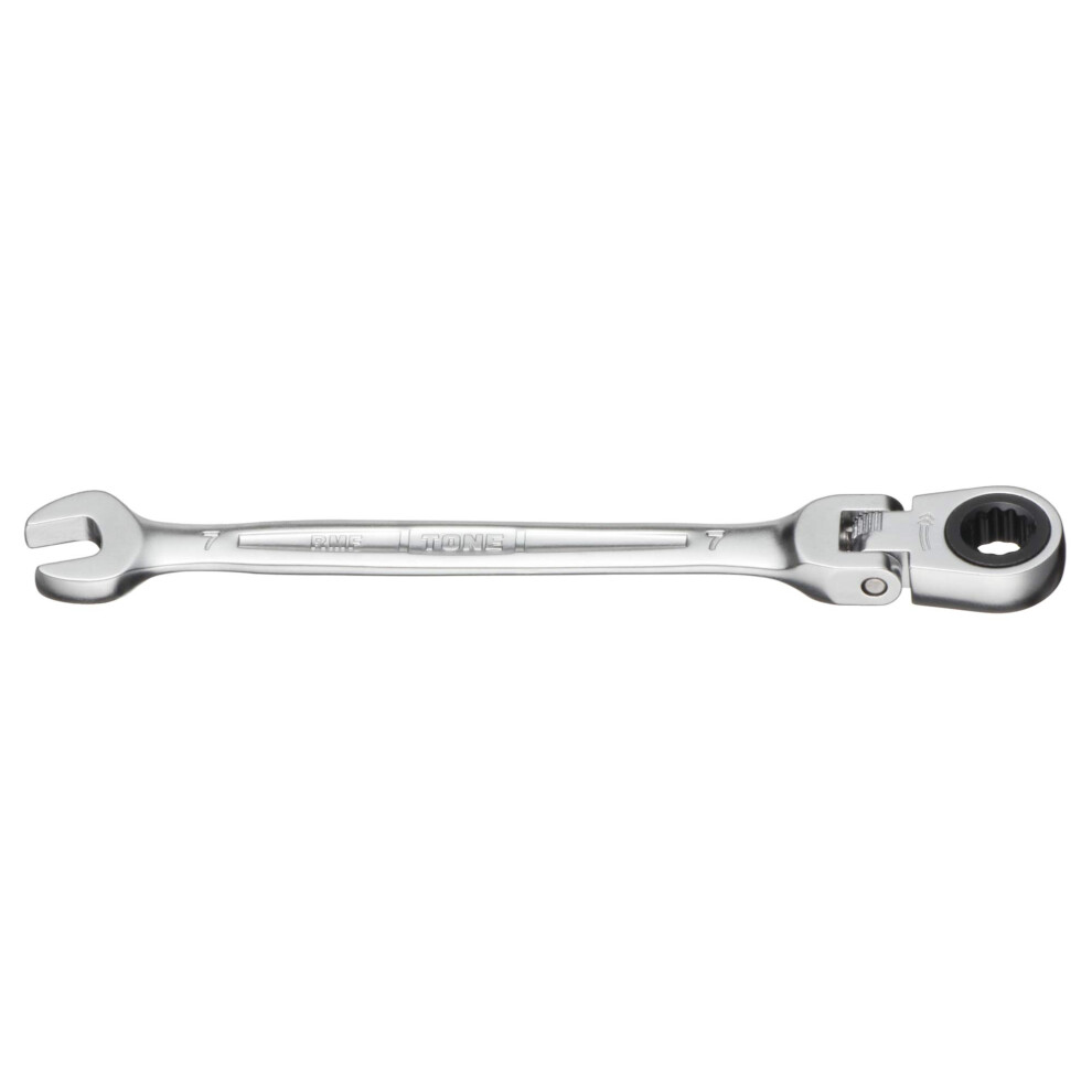 Tone RMF07 Oscillating Ratchet Eyeglass Wrench  Width of Both Sides  0.3 inches (7 mm)