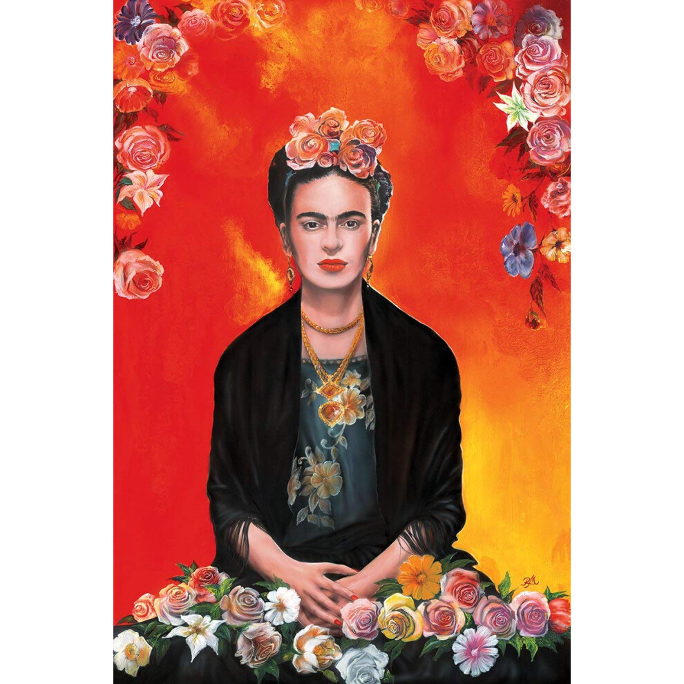 Gb Eye Frida Kahlo By Magrini Laminated Poster 24.5 X 36.5