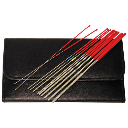 IPA Flexible Diamond Micro Round Files (12-delade set) 1