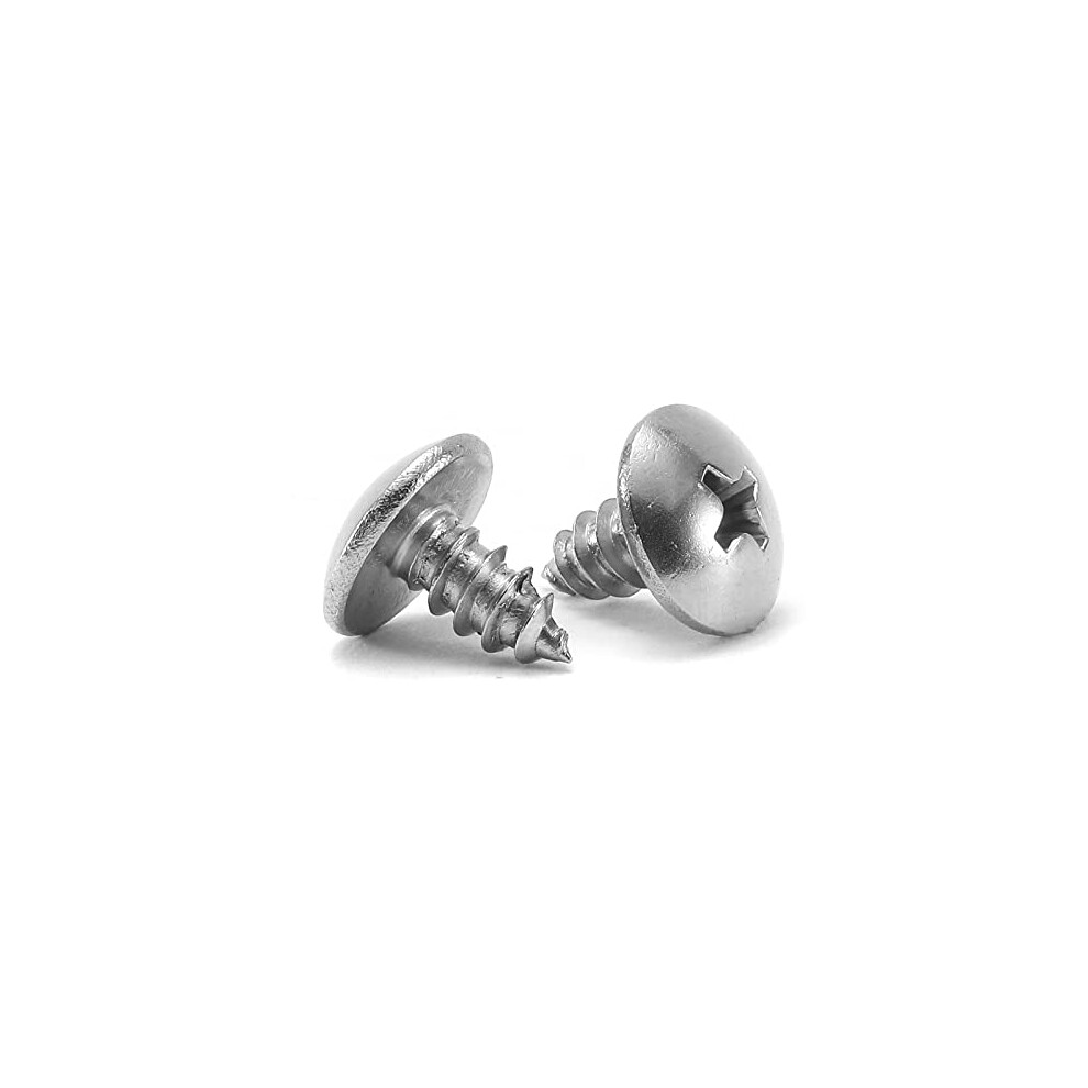 10 X 38 Wood Screw 100Pcs Truss Head Phillips 188 (304) Stainless Steel Fast Self Tapping Screws By Sg Tzh 724978581827