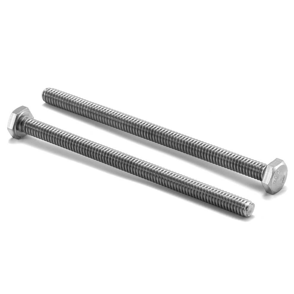 1420 x 4 Hex Head Screw Bolt  10Pcs 188 (304) Stainless Steel  Fully Threaded  Plain Finish  by Sg TZH-image-OPC-PFZ62Z9-NEW