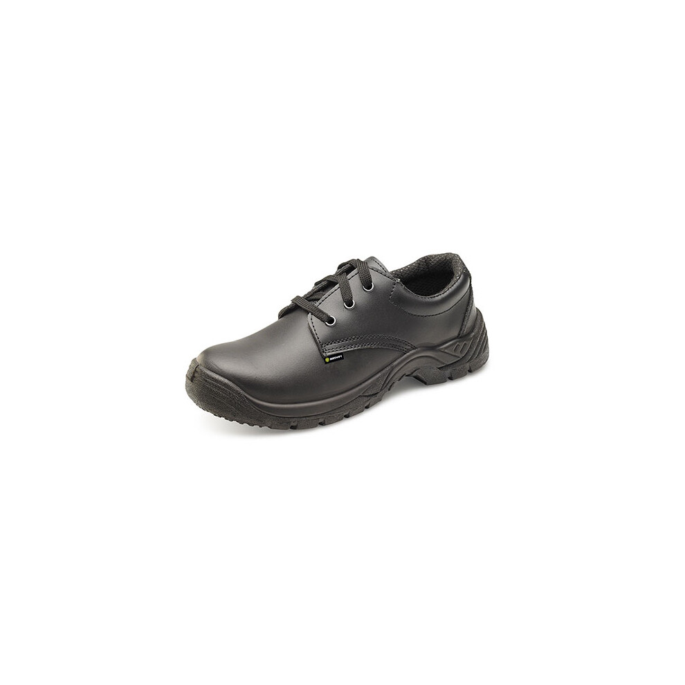 Beeswift Smooth Leather Tie Shoe Black 12 5030566015113