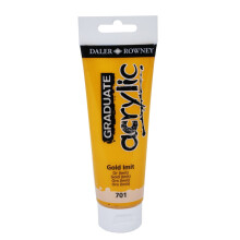 Daler Rowney Graduate Acrylic 120ml Gold Imititation (701)