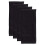 Brio DII Basic Terry Collection Waffle Dishtowel Set 15x26 Solid Black 4 Piece 2