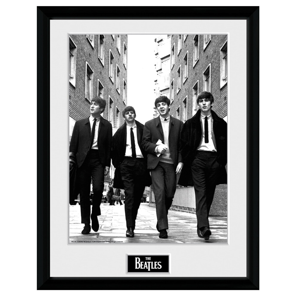 GB Eye The Beatles In London Portrait Framed Poster 12 X 16 Wall Art Room D?cor Gift