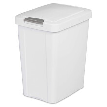 Sterilite 10438004 7.5GAL28L WHT Touch Can 7,5 Gallon alb