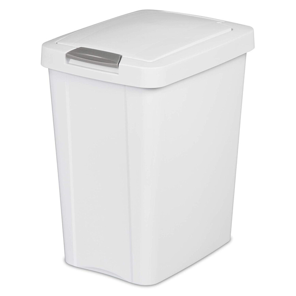 STERILITE 10438004 7.5GAL28L WHT Touch Can 7.5 Gallon White