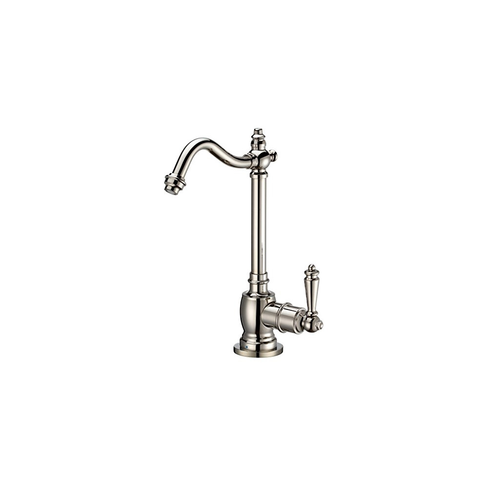 Photos - Tap Whitehaus Collection WHFHC1006PN Forever Hot Point of Use Cold Water Faucet with Traditional Spout Polished Nickel WHFH-C100