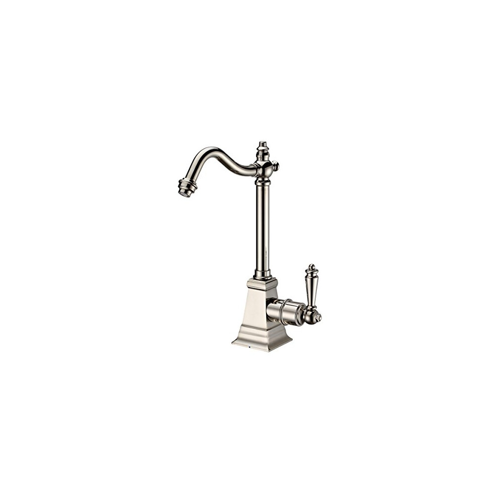 Photos - Tap Whitehaus Collection WHFHC2011PN Forever Hot Point of Use Cold Water Faucet with Traditional Spout WHFH-C2011-PN